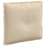 Vidaxl rugkussen crème 50 x 45 cm microvezel stof