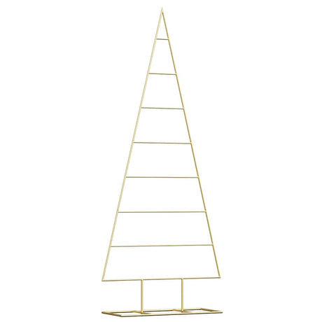 Vidaxl metalen kerstboom met standaard goud 150 cm poedergecoat staal