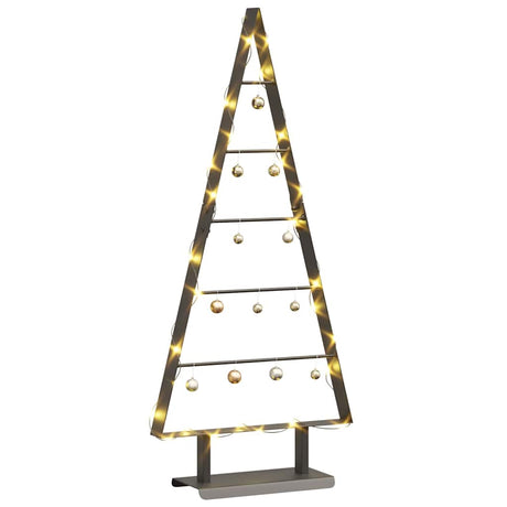 Vidaxl metalen kerstboom met standaard zwart 90 cm staal