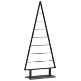 Vidaxl metalen kerstboom met standaard zwart 125,5 cm staal