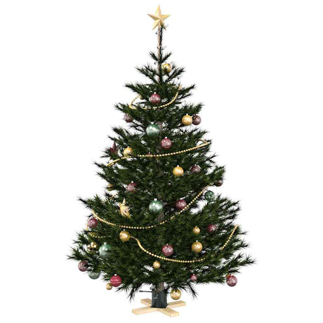 Vidaxl kerstboomstandaard groen 50 x 50 x 16 cm massief grenenhout