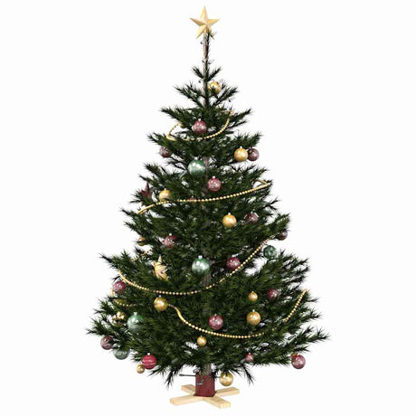 Vidaxl kerstboomstandaard 1.73 rood 50 x 50 x 16 cm massief grenenhout