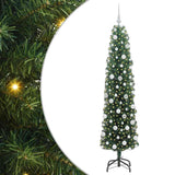 Vidaxl kunstkerstboom groen 180 cm pvc en staal en kunststof