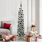 Vidaxl kunstkerstboom groen 180 cm pvc en staal en kunststof
