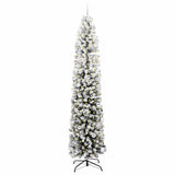 Vidaxl kunstkerstboom groen 240 cm pvc en staal en kunststof