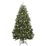 Vidaxl kunstkerstboom met 300 led groen 210 cm pvc en metaal