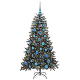Vidaxl kunstkerstboom met 150 led groen 150 cm pvc en plastic en staal