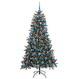 Vidaxl kunstkerstboom met 300 led groen 180 cm pvc en plastic en staal