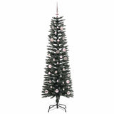 Vidaxl kunstkerstboom met 150 led groen 150 cm pvc en plastic en staal