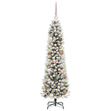 Vidaxl kunstkerstboom met 150 led wit 150 cm pvc en metaal en plastic