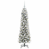 Vidaxl kunstkerstboom met 150 led wit 150 cm pvc en metaal en plastic
