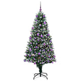 Vidaxl kunstkerstboom groen 180 cm pvc en staal en kunststof