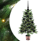 Vidaxl kerstboom met 150 led met standaard groen 90 cm pe