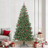 Vidaxl kerstboom met 300 led met standaard groen 240 cm pvc