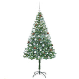 Vidaxl kunstkerstboom met 300 led groen 180 cm pvc en staal