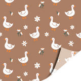 Rouleau de comptoir de plan de caisse 50cm marron d'oie beige