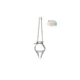 Idées 4 saisons vase brise suspendu ø6xh31cm clair