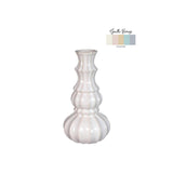Idées 4 saisons vase delphi ø9xh16,9cm sable crème
