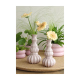 Idées 4 saisons vase delphi ø10,3xh20cm rose tendre