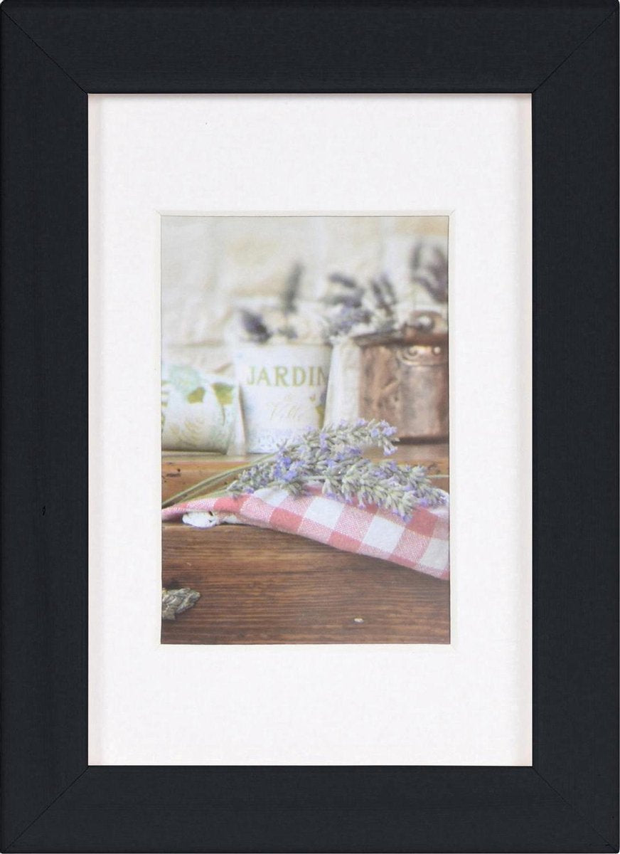 Cadre photo Henzo - - jardin - format photo 10x15 cm - noir