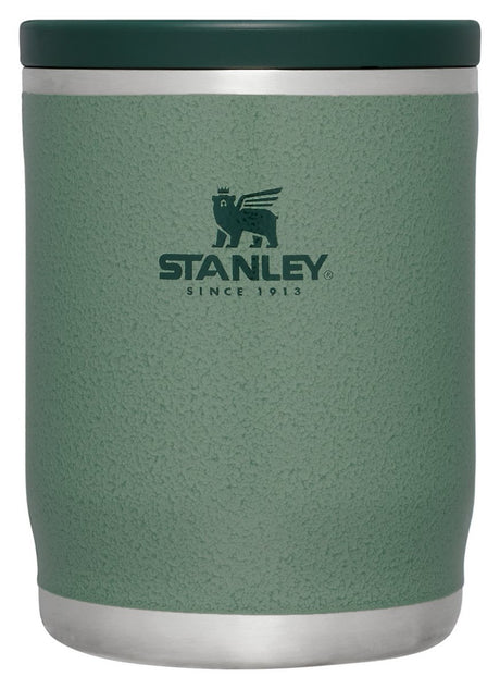 Boîte à lunch thermos Stanley Adventure to-go 0,53 l - 6 heures chaud - 6 heures froid - récipient alimentaire étanche - remplissage et nettoyage faciles - sans BPA - vert martelé