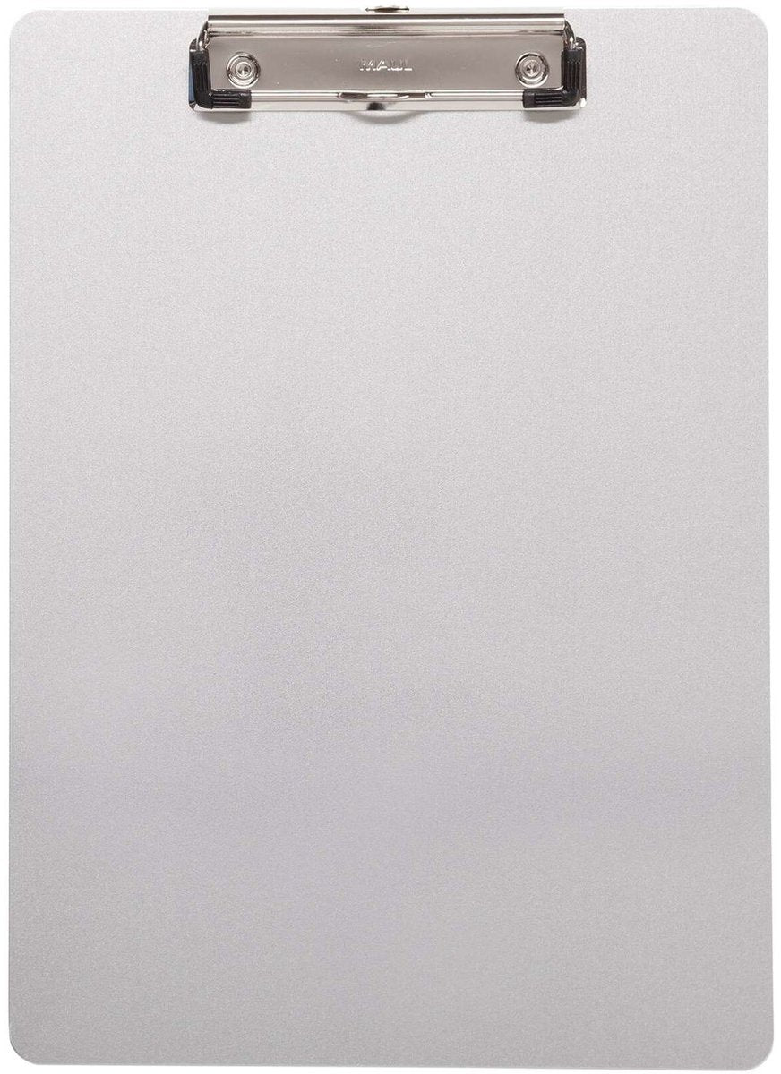 Porte-bloc Maul a4 format portrait aluminium argent
