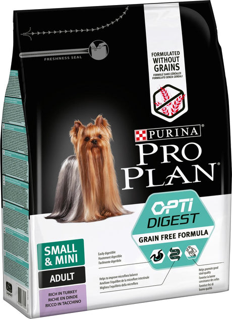 Pro plan proplan digestion sensible 2,5 kg calcaire - formule sans céréales - pour petit chien adulte - 2,5 kg