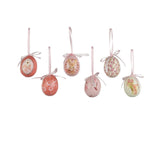 Decoris décoration suspendue oeuf mousse ø4xh6cm