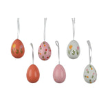 Decoris décoration à suspendre Oeuf de Pâques en polystyrène 6ø4xh6cm