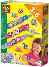 Ses creative ses bagues et bracelets à paillettes faciles