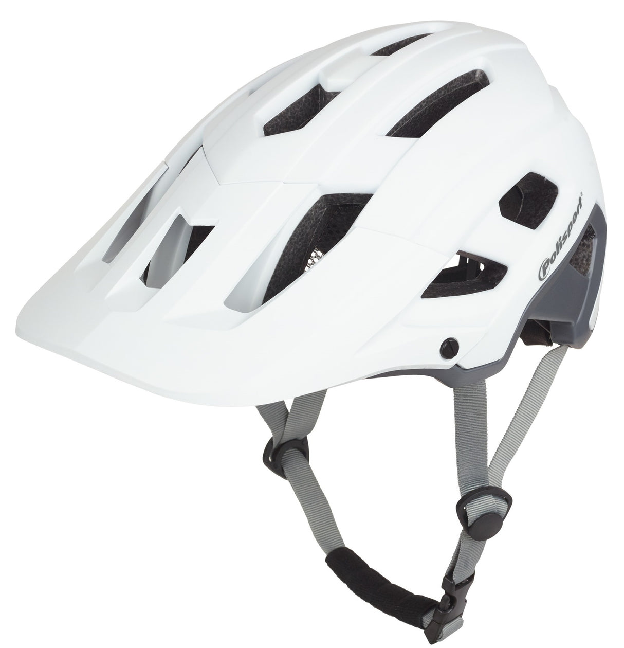 Polisport Mountain Pro Bicycle helmet L 58-61cm White Gray