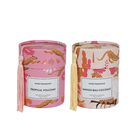 Bougie parfumée Decoris en boîte ø8,5xh10,5cm