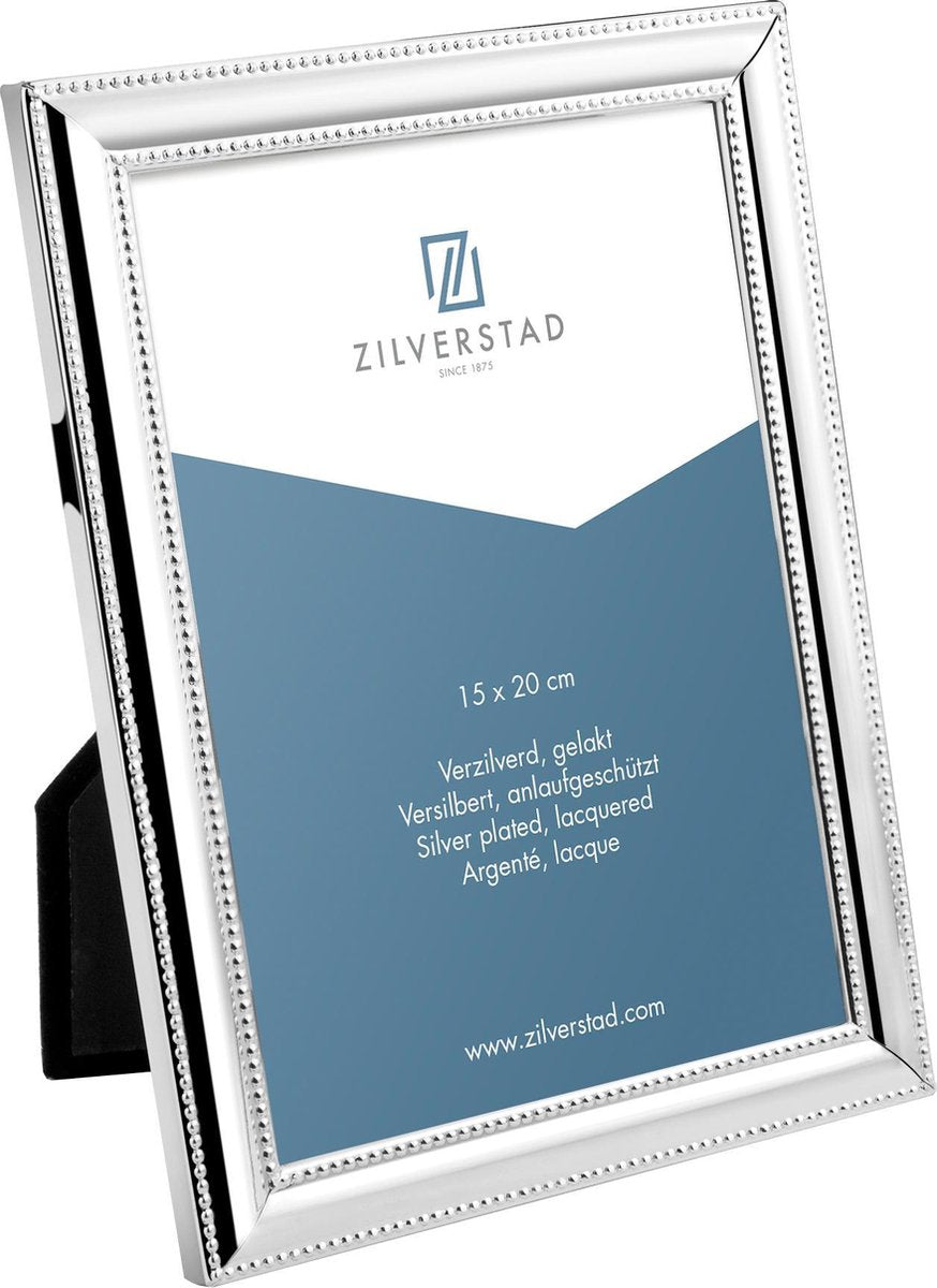 Zilverstad - cadre photo perle 15x20 cm argenté
