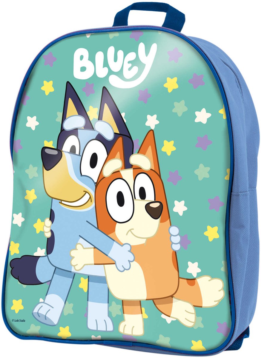 Sac à dos Lisciani bluey avec école de coloriage-dessin