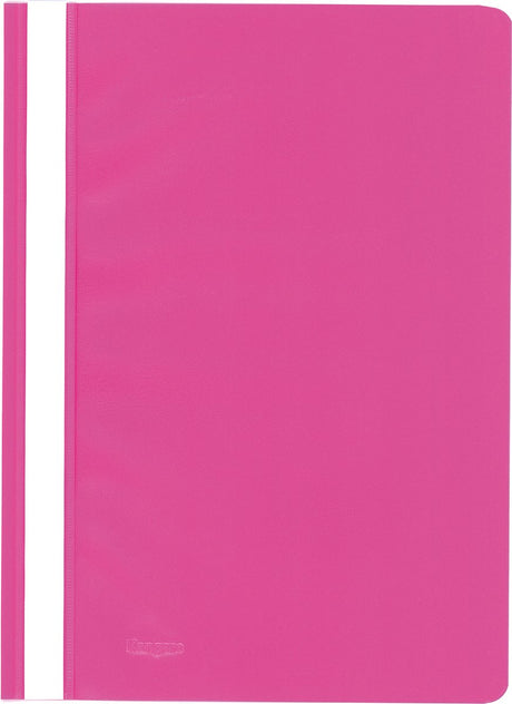 Kangaro snelhechtermap - a4 - pp - roze - krimp á 25 stuks - snelhechter - k-22048