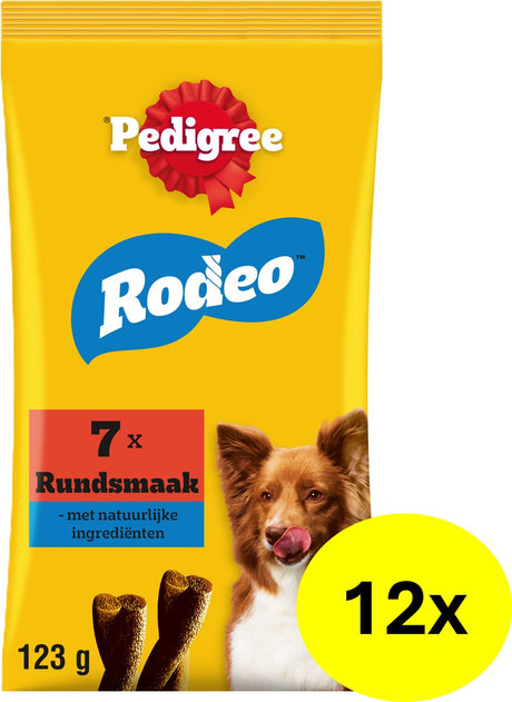 Snacks pour chiens Pedigree - rodéo - bœuf - 12x7 pièces