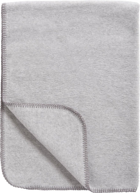 Couverture pour berceau Meyco baby uni - tissée - gris mélangé - 75x100cm - 1,0 tog