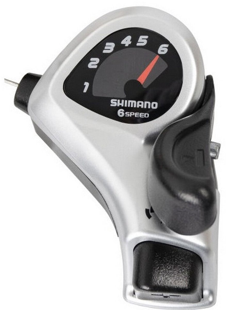 Shimano levier de vitesse droit 6 vitesses st-tx50 - noir argent