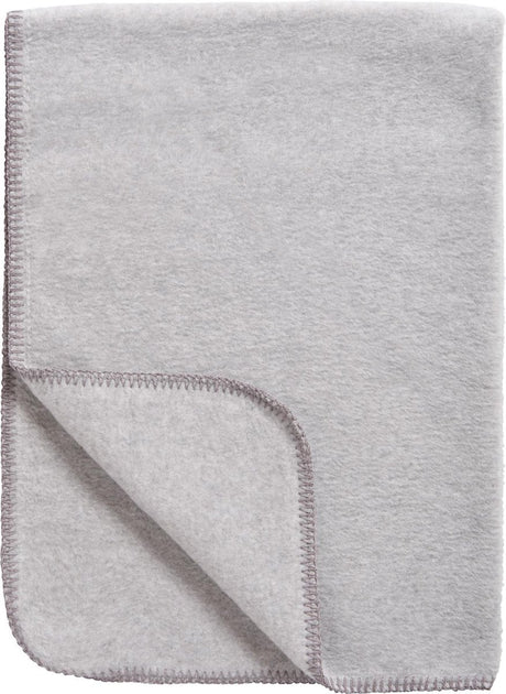Couverture pour berceau Meyco baby uni - tissée - gris mélangé - 100x150cm - 1,0 tog