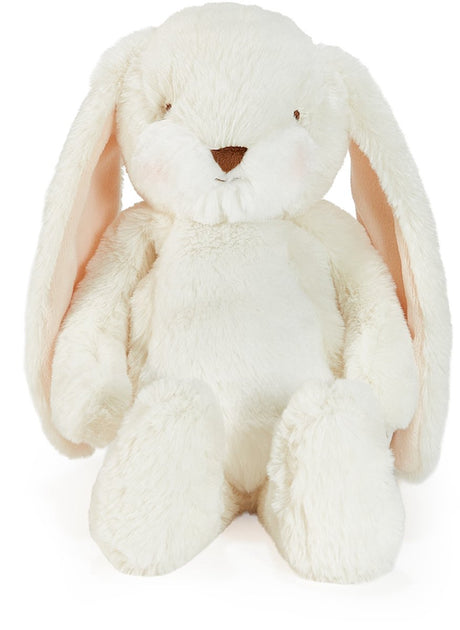 Bunnies by the bay disquette grignoter lapin - peluche - peluche pour enfants - détails brodés - crème - 34 cm