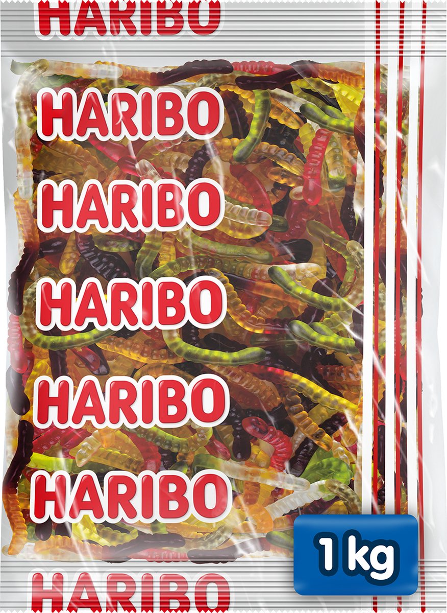 Vers luisants Haribo - bonbons aux arômes de fruits - sachet 1kg