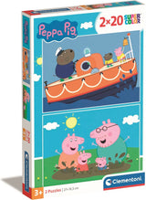 Clementoni Jigsaw Puzzle Super Color Peppa Pig, 2x20st.