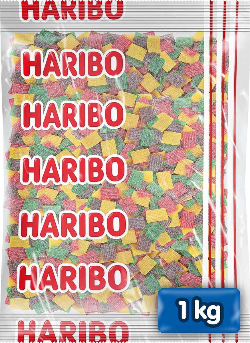 Haribo pasta frutta f!zz - bonbons acidulés aux saveurs de fruits - sac de 1 kg