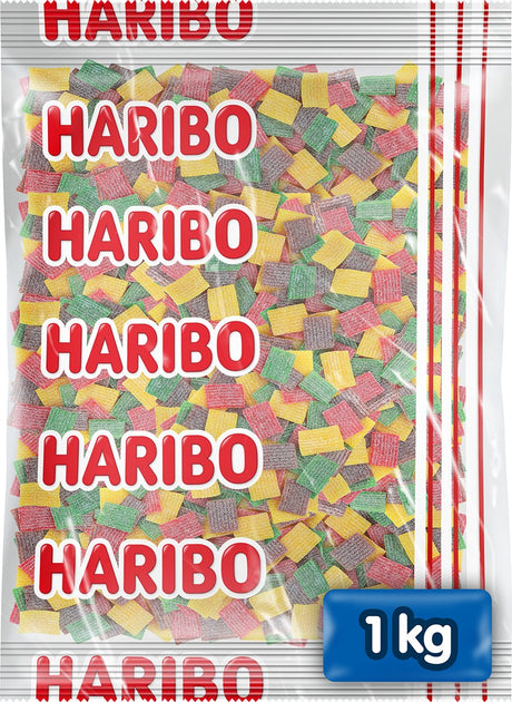 Haribo pasta frutta f!zz - bonbons acidulés aux saveurs de fruits - sac de 1 kg