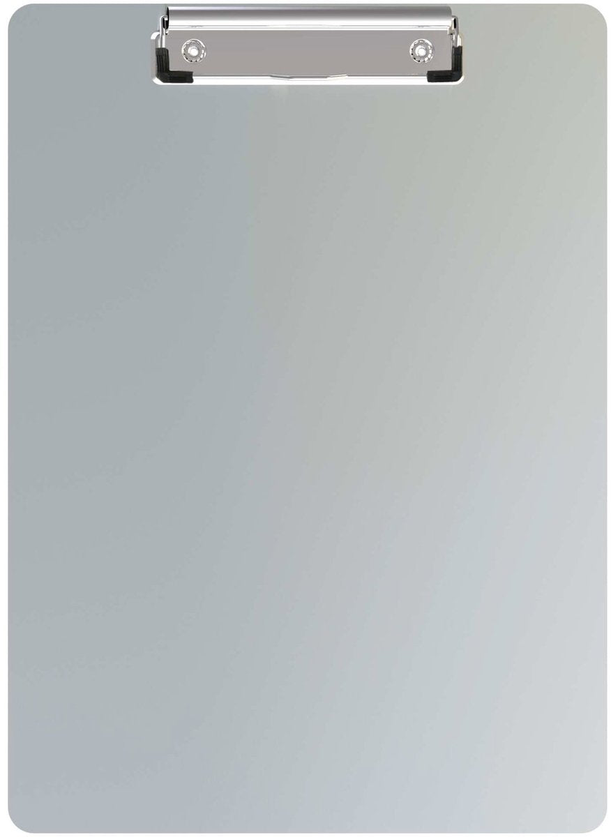 Maul porte-bloc a4 format portrait aluminium magnétique argent