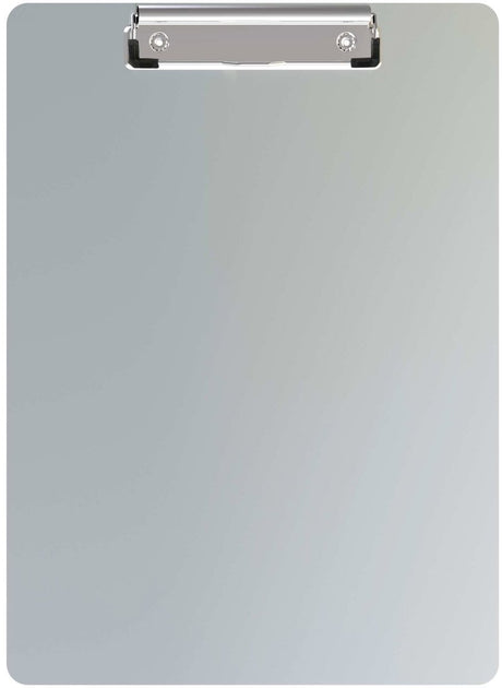 Maul porte-bloc a4 format portrait aluminium magnétique argent
