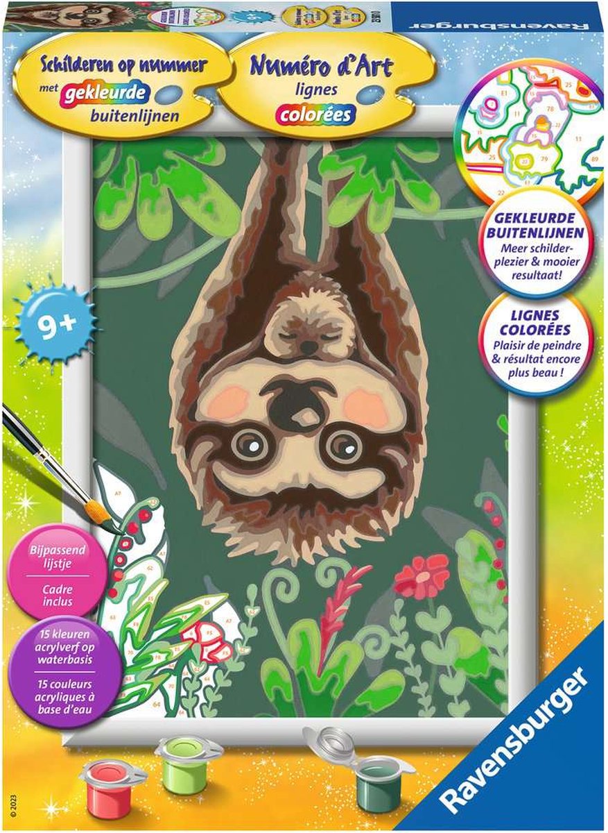 Peinture Ravensburger par numéro paresseux
