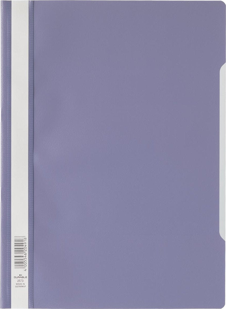 Dossier à fixation rapide durable ft A4 lilas 25 pièces
