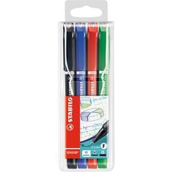 Capteur Stabilo - feutre fin 0,3 mm - lot de 4 pièces