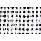 Wicotex rideau anti-mouches charlotte 90x220cm noir